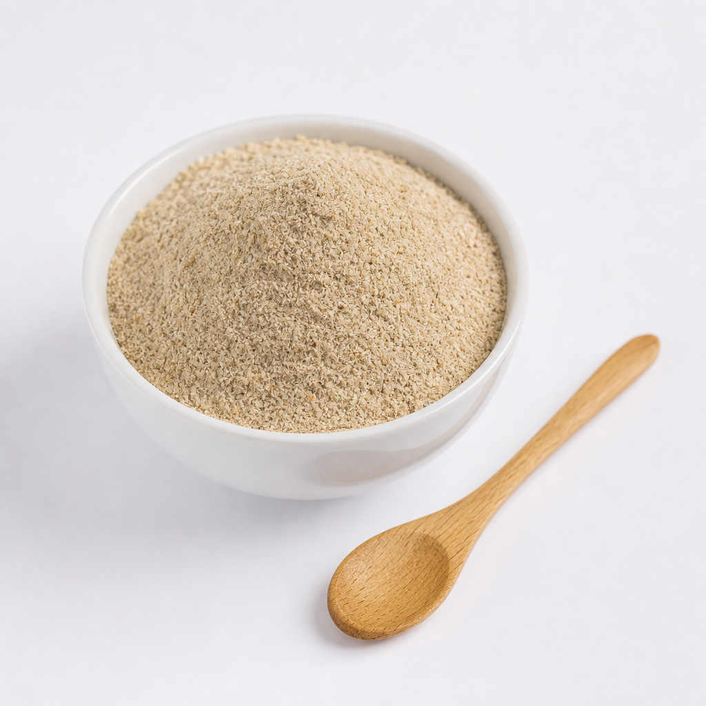 Salvado de avena en polvo