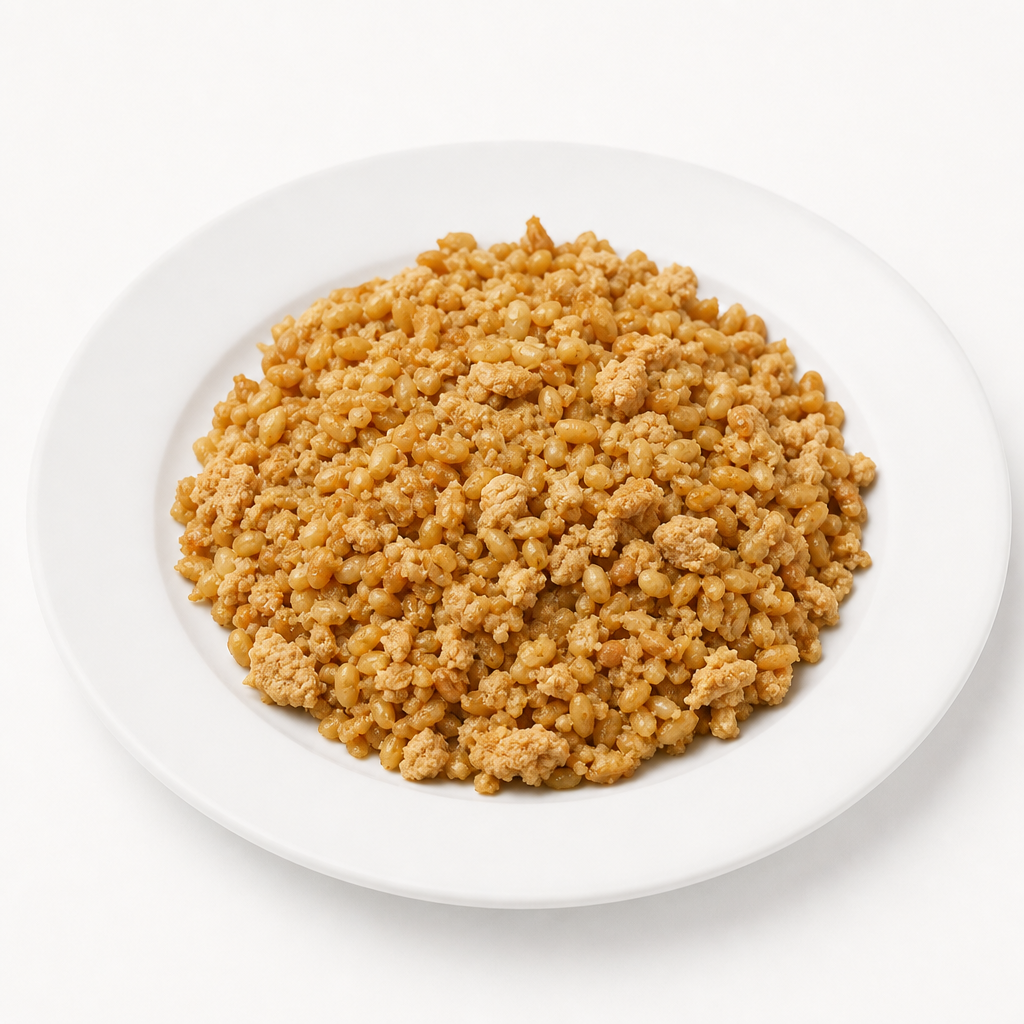 Trigo machacado con soya