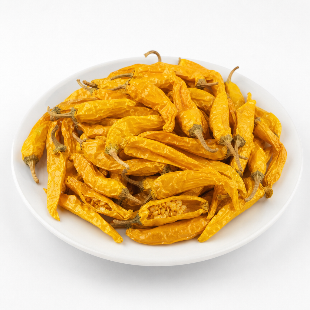 Ají seco var. Amarillo