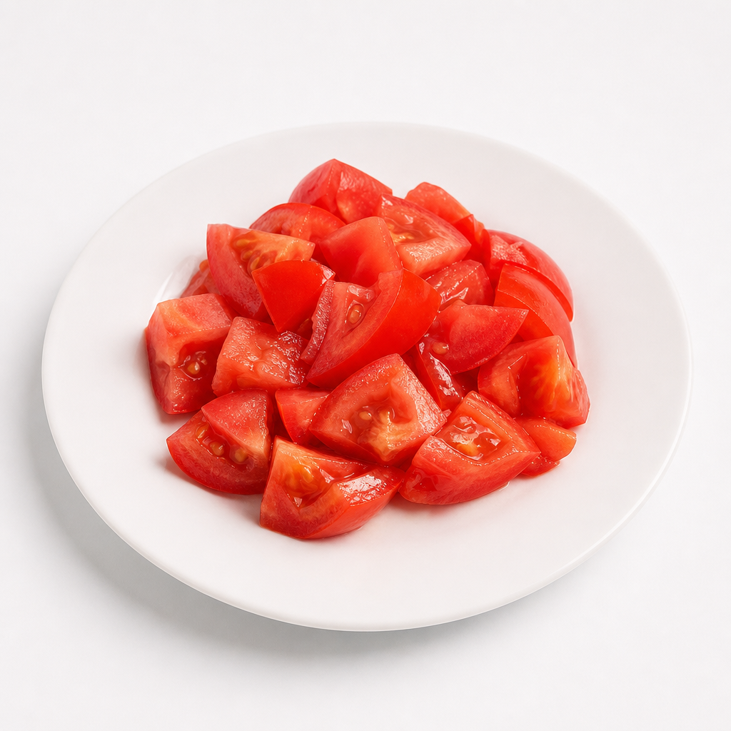 Tomate redondo maduro