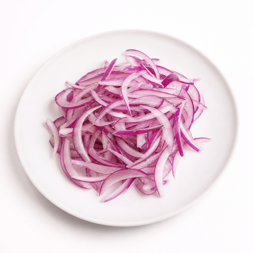 Cebolla morada cabeza