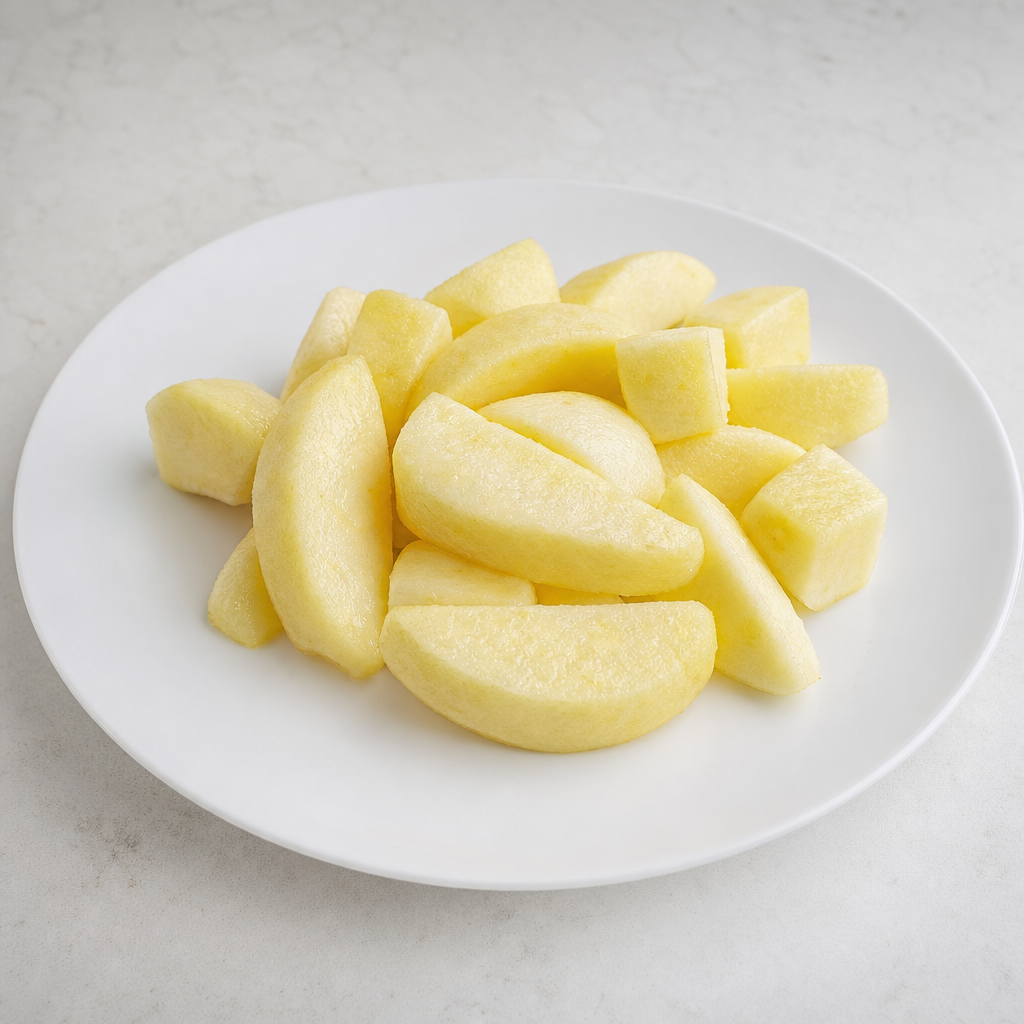 Manzana sin cáscara