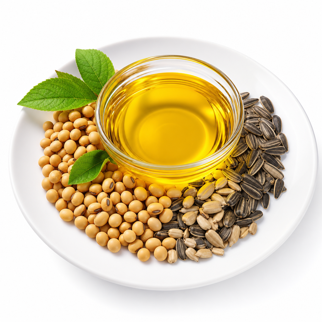 Aceite de soya y girasol