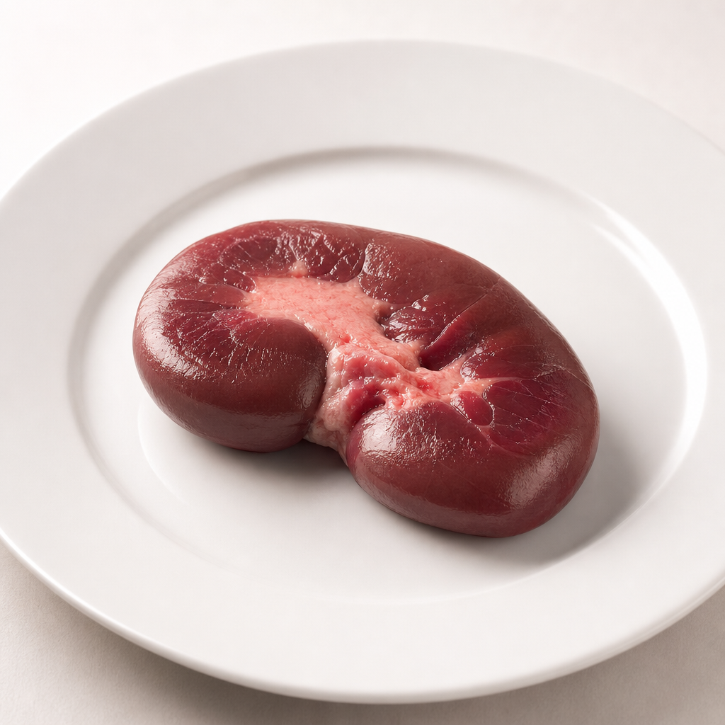 Riñón crudo