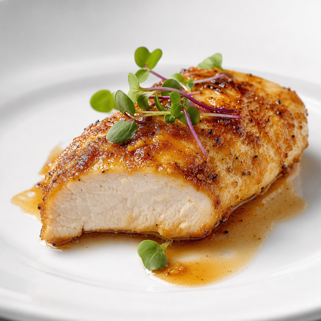 Pollo pechuga frita de