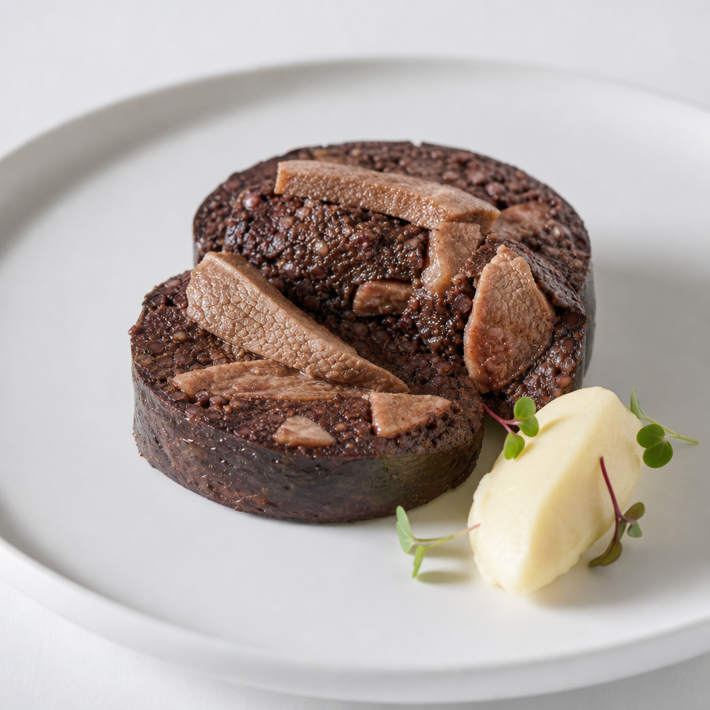 Morcilla con lengua