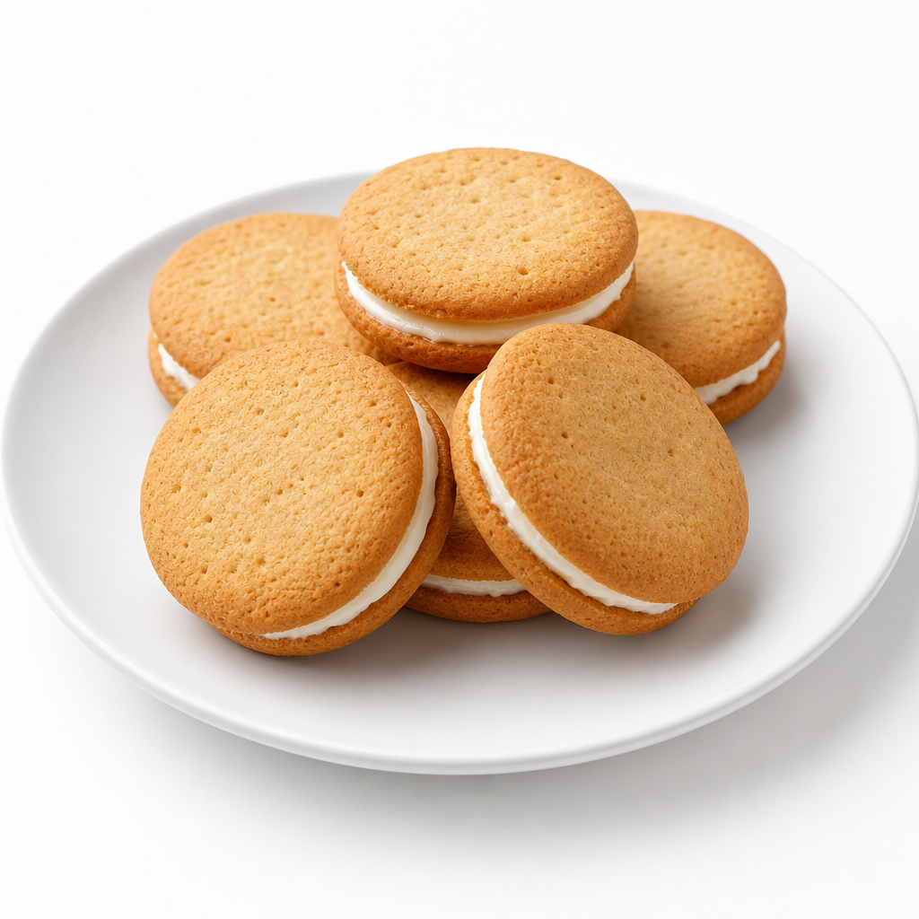 Galleta rellenas con crema