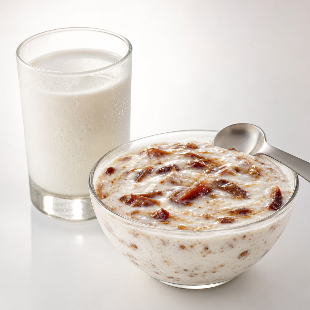 Yogurt con pulpa de dátil