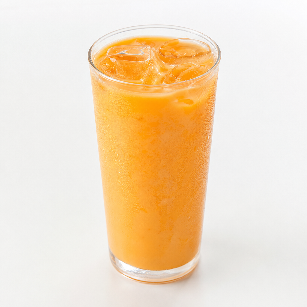 Refresco lácteo yogul con naranja
