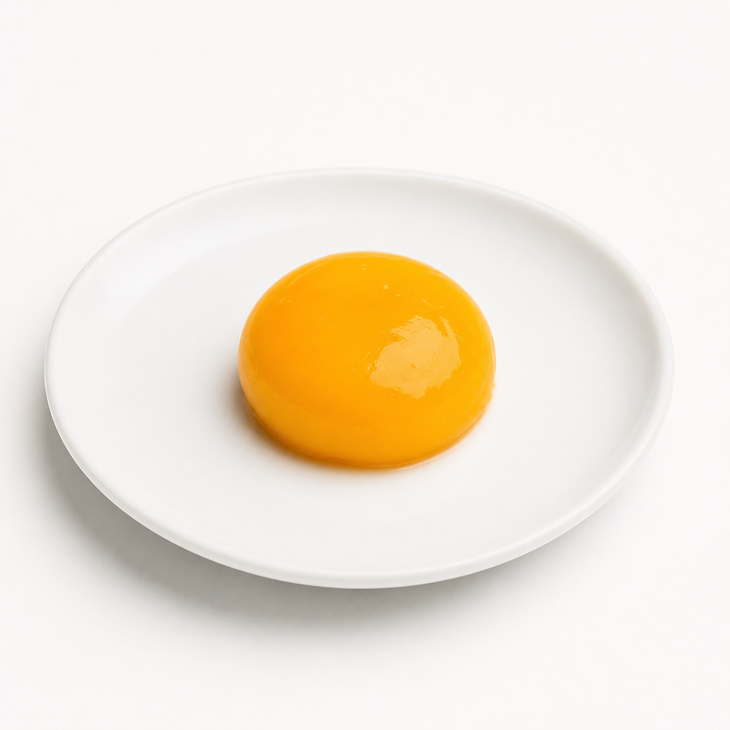 Yema de huevo de gallina criolla