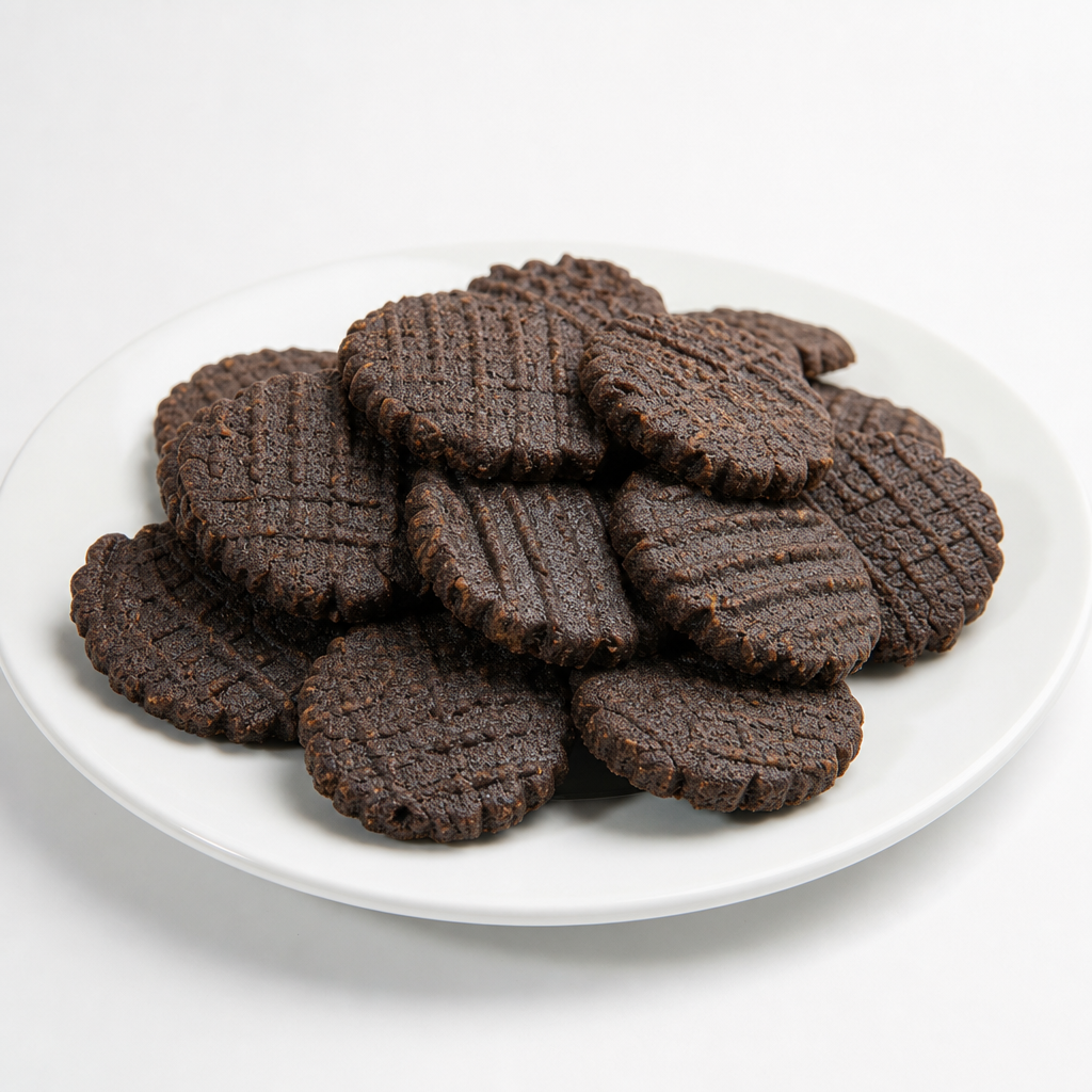 Galletas negras crocantes