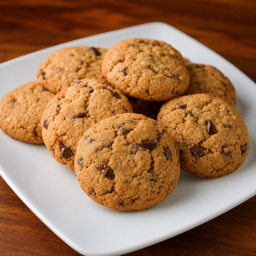 Galletas con h. cañahua y chocolate