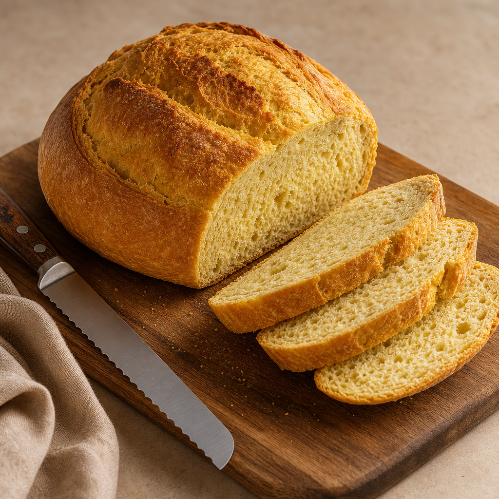 Pan con harina de maíz y soya