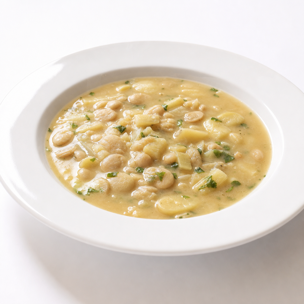 Sopa de habas deshidratada