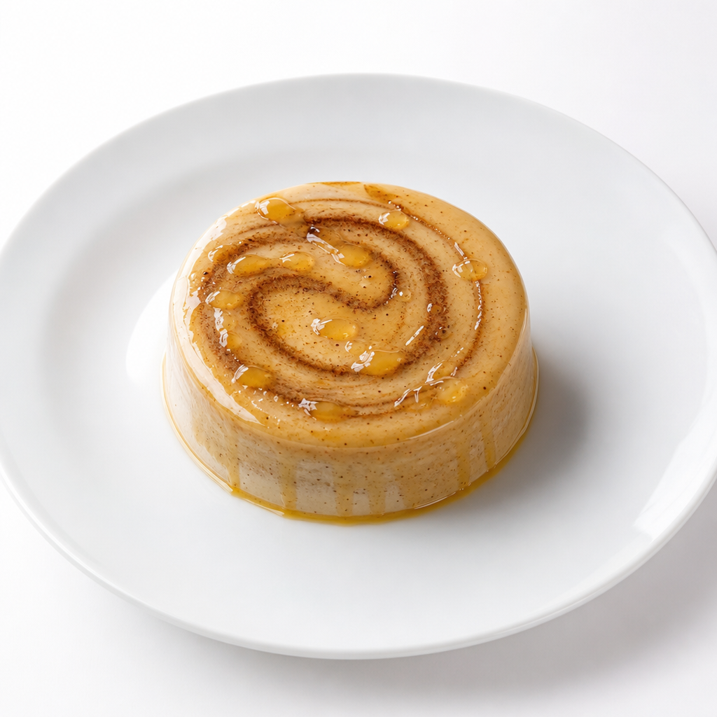 Postre de leche, café y miel