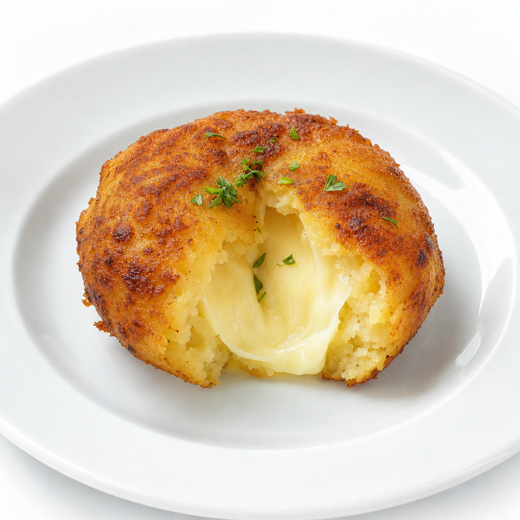 Relleno de papa con queso