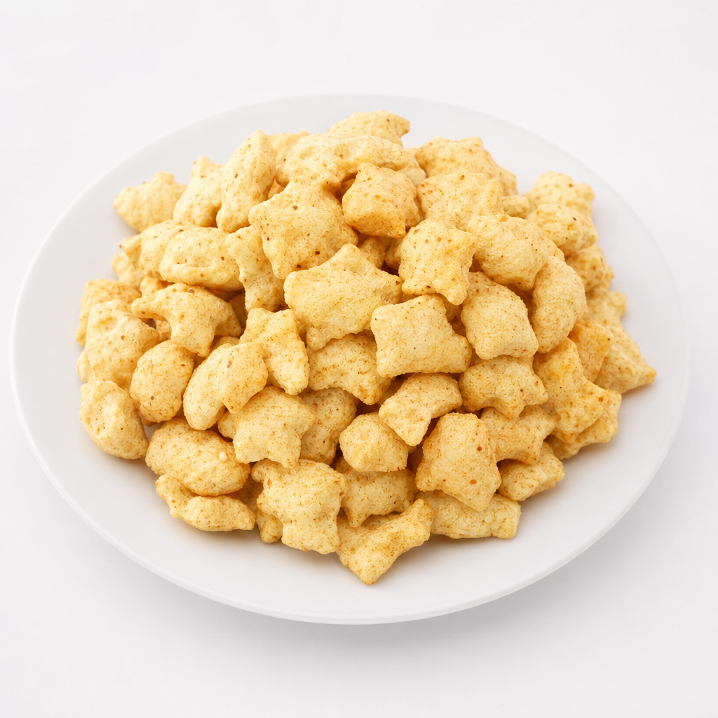 Hojuelas saladas insufladas de cereal