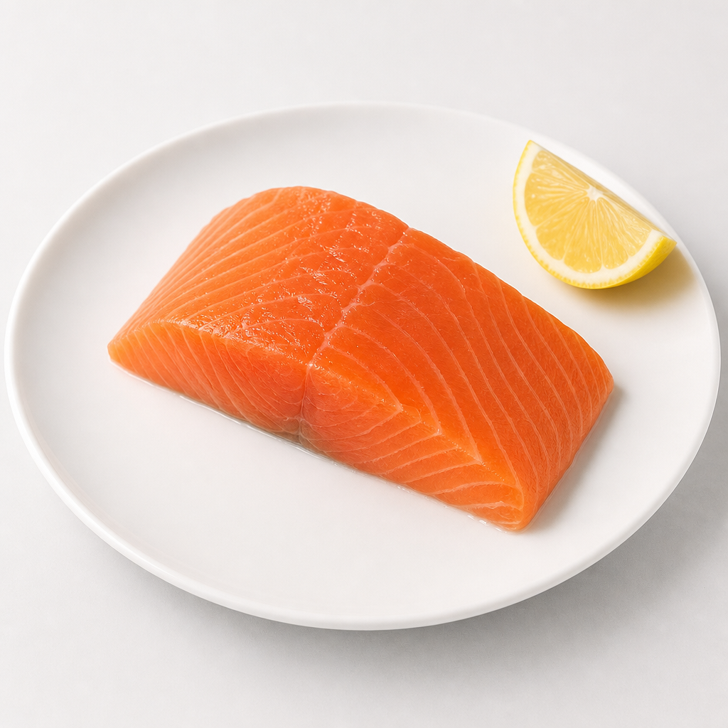 Salmón filete sin piel