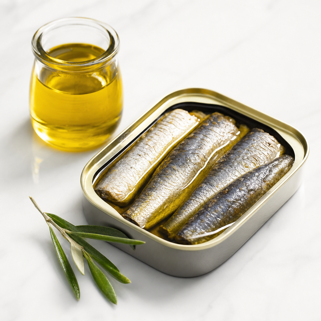 Sardina en conserva en aceite