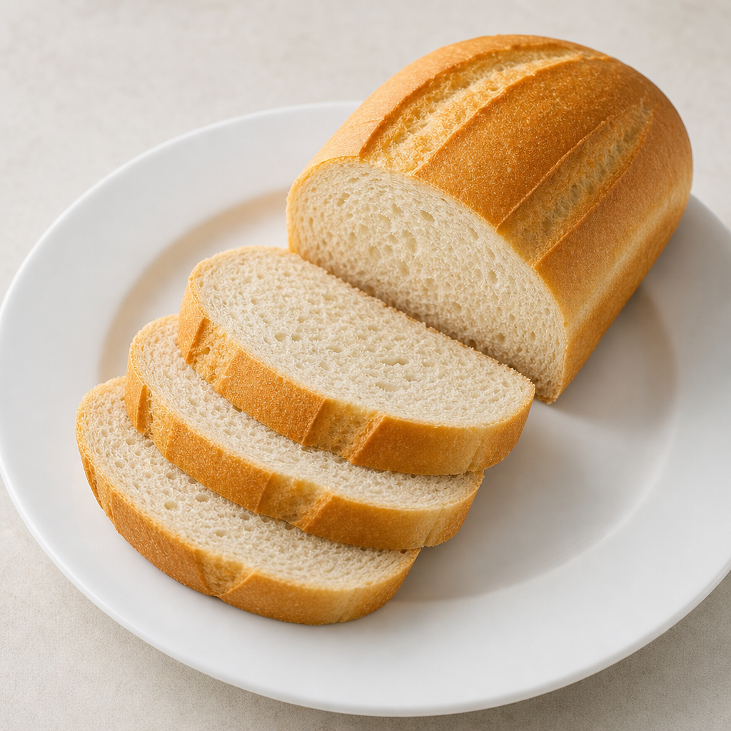 Pan de trigo blanco