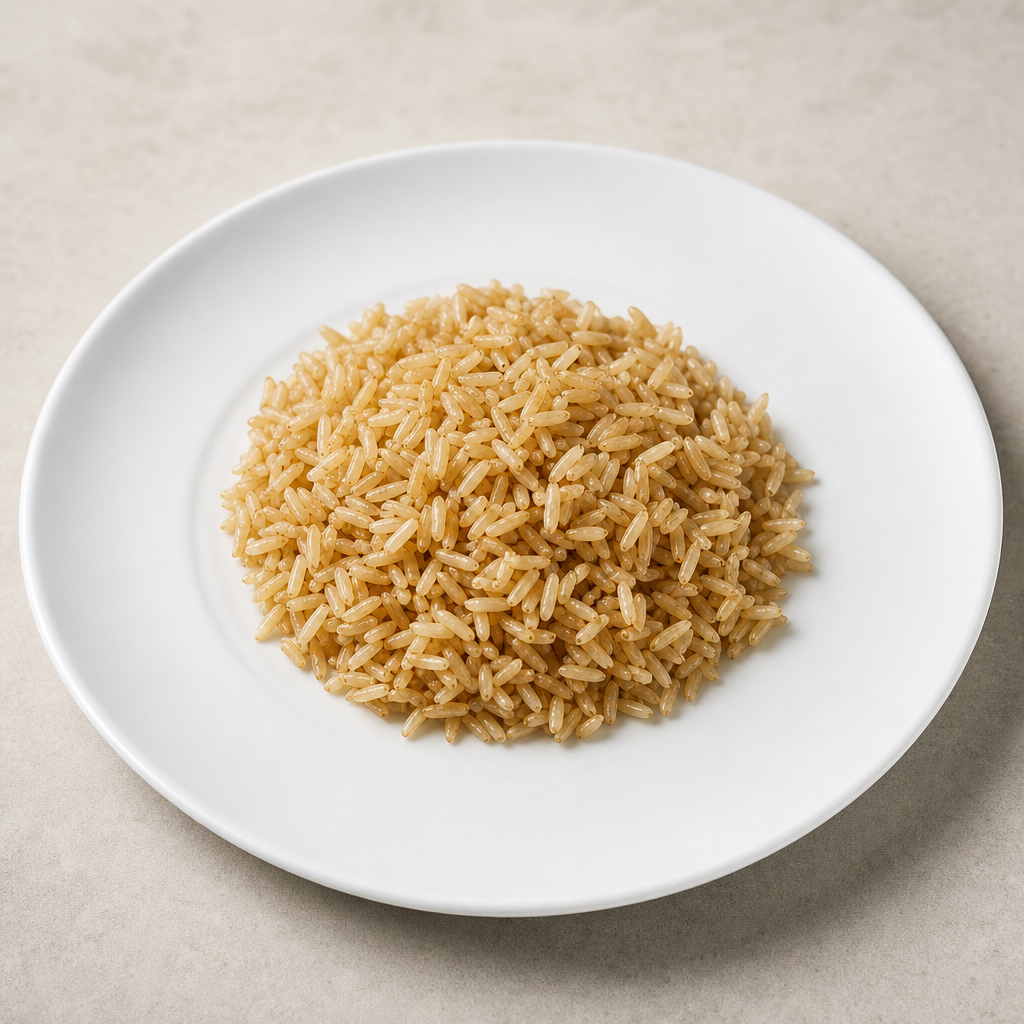 Arroz integral cocido