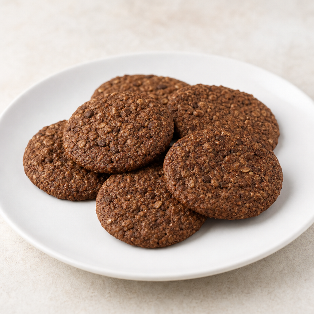 Galleta de cereal con cacao
