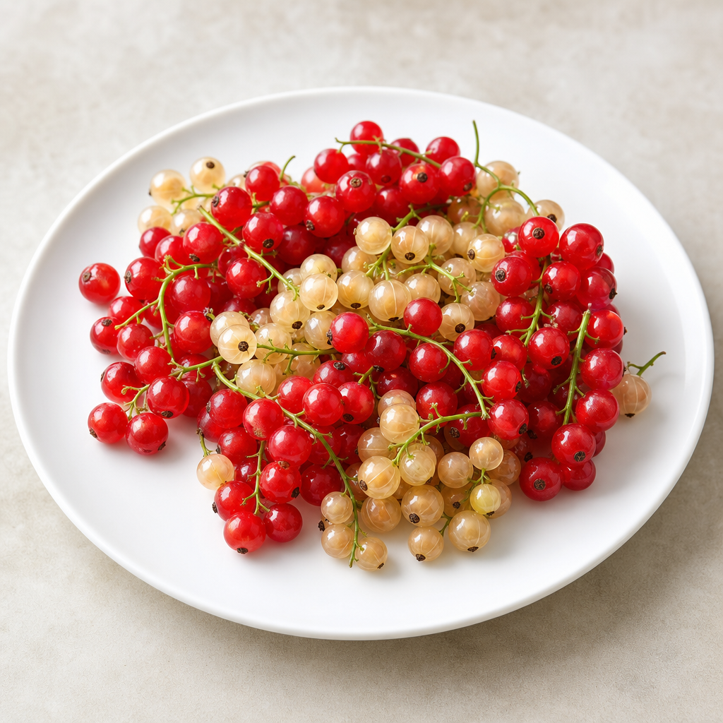 Grosella roja y blanca