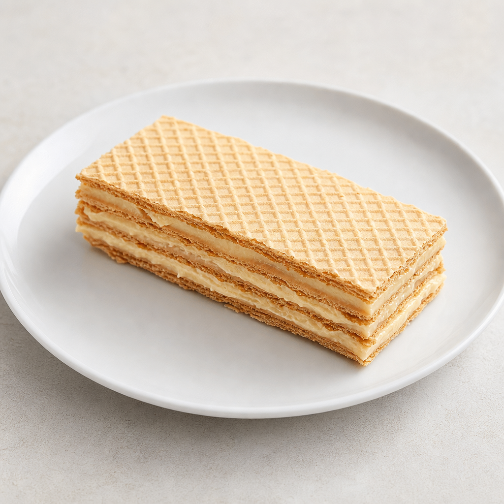Oblea con relleno dulce