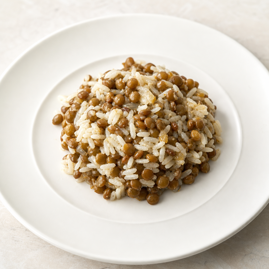 Lentejas con arroz