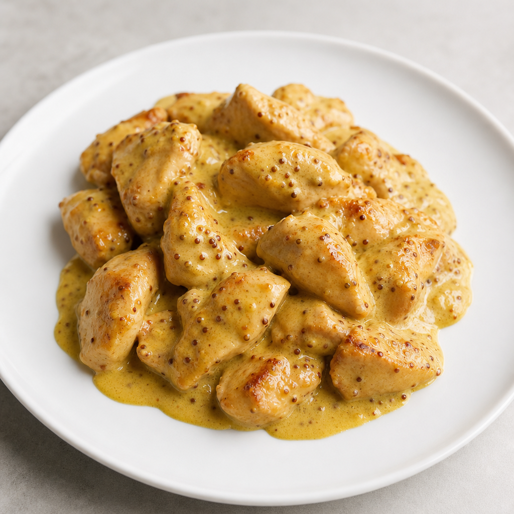 Pollo a la mostaza