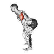 barbell skier animación