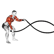 battling ropes animación