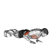 close-grip push-up animación