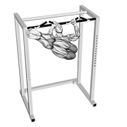 hanging straight twisting leg hip raise animación