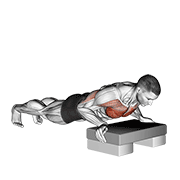 incline push-up animación