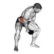kettlebell figure 8 animación