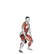 kettlebell one arm clean and jerk animación