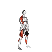 kettlebell one arm snatch animación