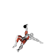 kettlebell turkish get up (squat style) animación
