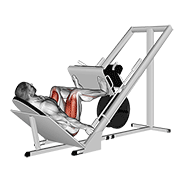 sled 45в° leg wide press animación