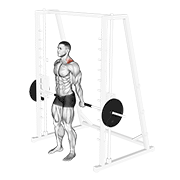 smith back shrug animación