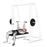 smith reverse-grip press animación