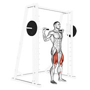 smith squat animación