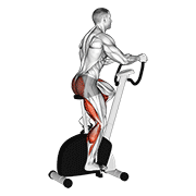 stationary bike walk animación