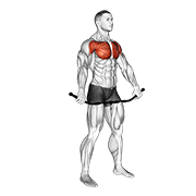 chest and front of shoulder stretch animación