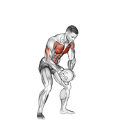 medicine ball chest push with run release animación