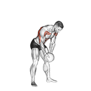 medicine ball catch and overhead throw animación