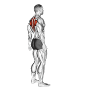 upper back stretch animación