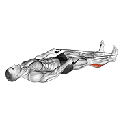 calf stretch with rope animación
