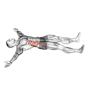 iron cross stretch animación